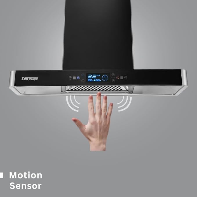 Zenpure Optimus 90 Kitchen Chimney Warranty/Service Type :- 1 Year Warranty and 10 Year On Motor (Installation Chargeable -600/- Service visit 300/-) Touch Sensor Control | Black