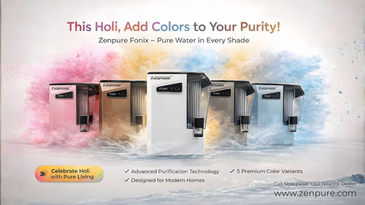 This Holi, Don’t Just Play with Colors — Upgrade Your Home with Zenpure Fonix Water Purifier