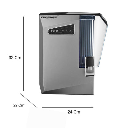 Zenpure Aqua Fonix RO+UV+UF+Copper Alkaline Water Purifier | 12L Tank | Multi-Stage Purification for Home & Kitchen | With 5years warranty