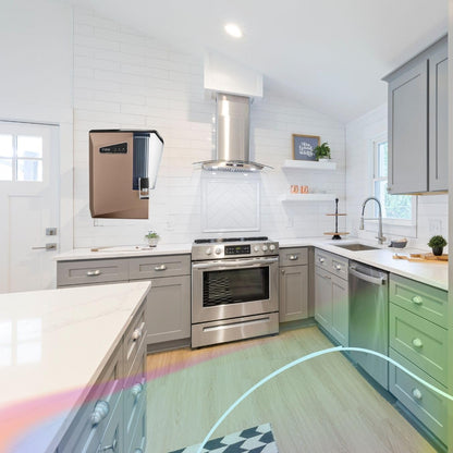 Zenpure Aqua Fonix RO+UV+UF+Copper Alkaline Water Purifier | 12L Tank | Multi-Stage Purification for Home & Kitchen | With 5years warranty