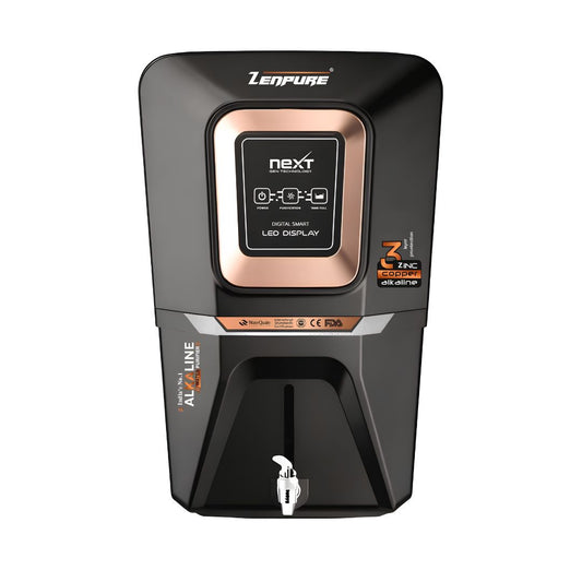 Zenpure Next Dual Minerals RO Water Purifier | Drink water with Immunity-Boosting Copper and Zinc, PH Balanced Alkaline | 7-Stage Next-Gen Technology for Reduced Acidity