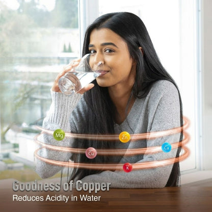 Zenpure Next Dual Minerals RO Water Purifier | Drink water with Immunity-Boosting Copper and Zinc, PH Balanced Alkaline | 7-Stage Next-Gen Technology for Reduced Acidity