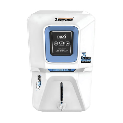 Zenpure Next Dual Minerals RO Water Purifier | Drink water with Immunity-Boosting Copper and Zinc, PH Balanced Alkaline | 7-Stage Next-Gen Technology for Reduced Acidity