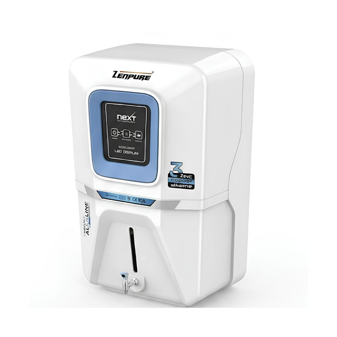 Zenpure Next Dual Minerals RO Water Purifier | Drink water with Immunity-Boosting Copper and Zinc, PH Balanced Alkaline | 7-Stage Next-Gen Technology for Reduced Acidity