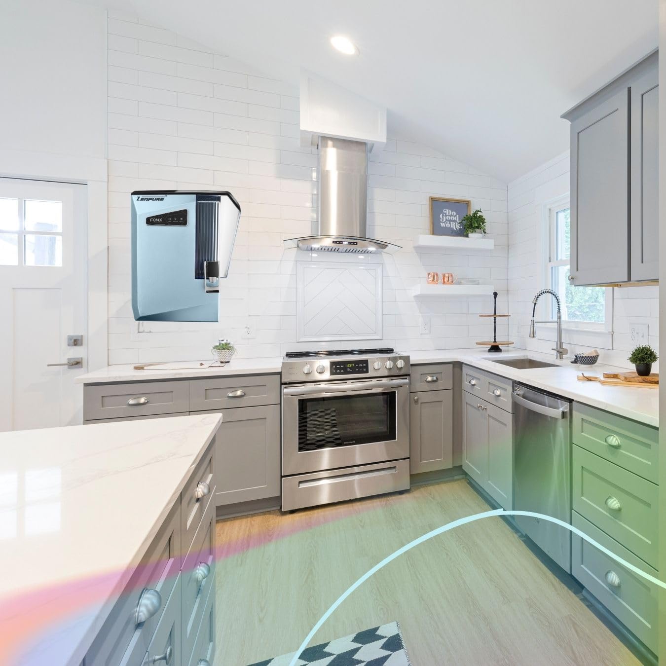 Zenpure Aqua Fonix RO+UV+UF+Copper Alkaline Water Purifier | 12L Tank | Multi-Stage Purification for Home & Kitchen | With 5years warranty