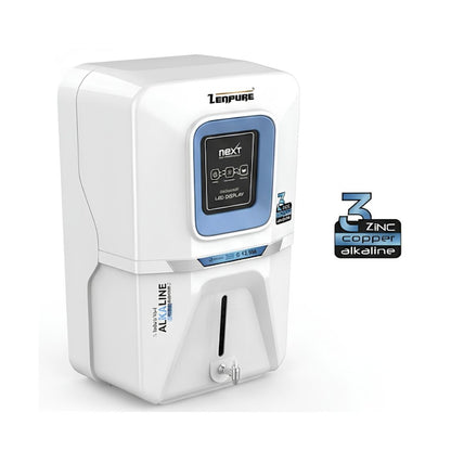 Zenpure Next Dual Minerals RO Water Purifier | Drink water with Immunity-Boosting Copper and Zinc, PH Balanced Alkaline | 7-Stage Next-Gen Technology for Reduced Acidity