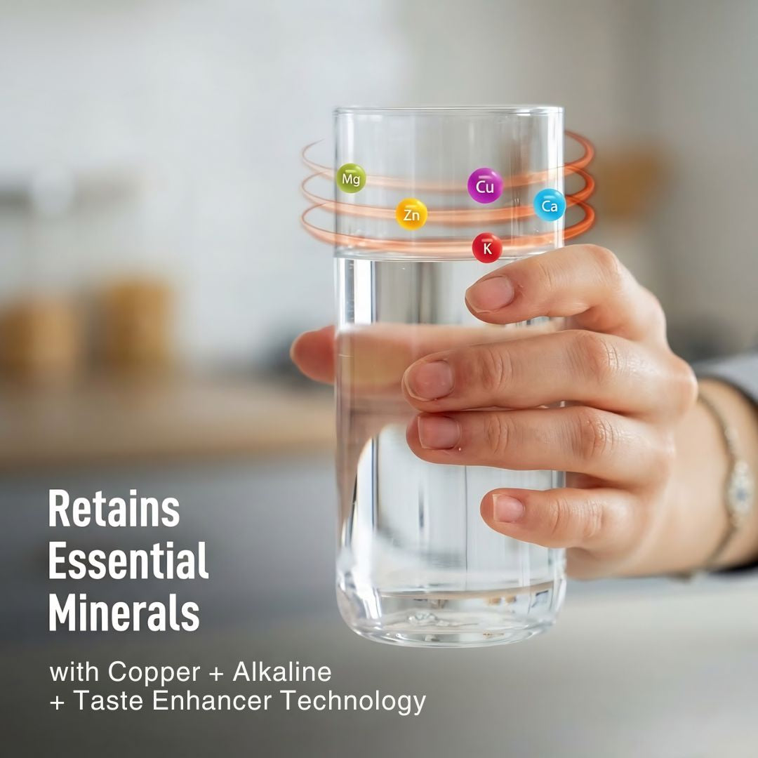 Zenpure Next Dual Minerals RO Water Purifier | Drink water with Immunity-Boosting Copper and Zinc, PH Balanced Alkaline | 7-Stage Next-Gen Technology for Reduced Acidity
