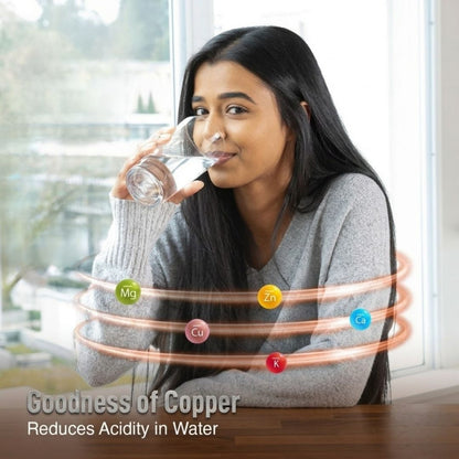 Zenpure Next Dual Minerals RO Water Purifier | Drink water with Immunity-Boosting Copper and Zinc, PH Balanced Alkaline | 7-Stage Next-Gen Technology for Reduced Acidity